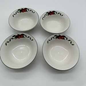 Set of 4 WSP Cades Creek Dessert Fruit Sauce Bowl Bowls Small